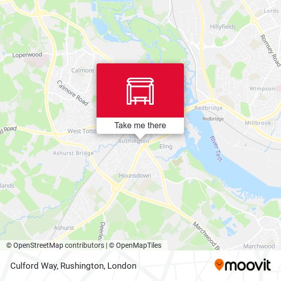 Culford Way, Rushington map