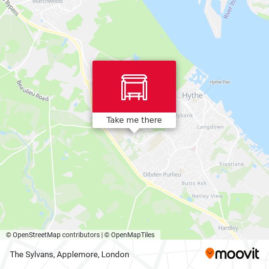 The Sylvans, Applemore map