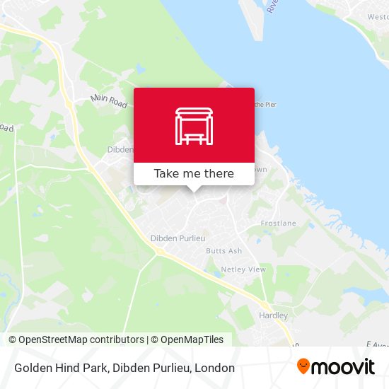Golden Hind Park, Dibden Purlieu map