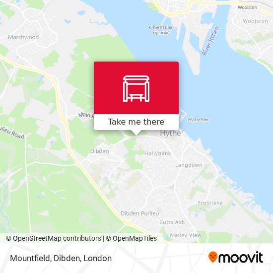 Mountfield, Dibden map