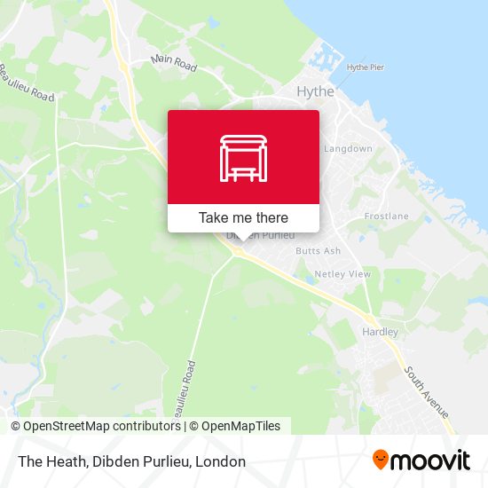 The Heath, Dibden Purlieu map