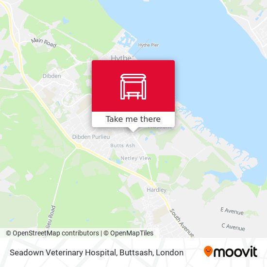 Seadown Veterinary Hospital, Buttsash map