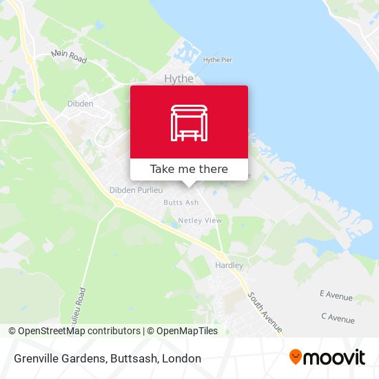 Grenville Gardens, Buttsash map
