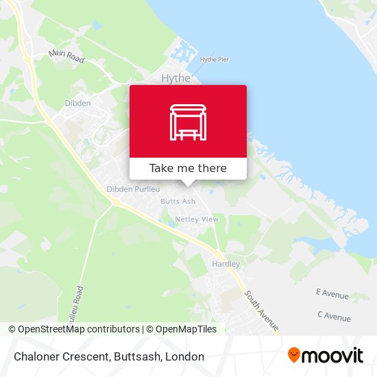Chaloner Crescent, Buttsash map
