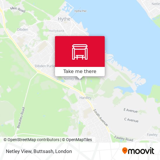 Netley View, Buttsash map