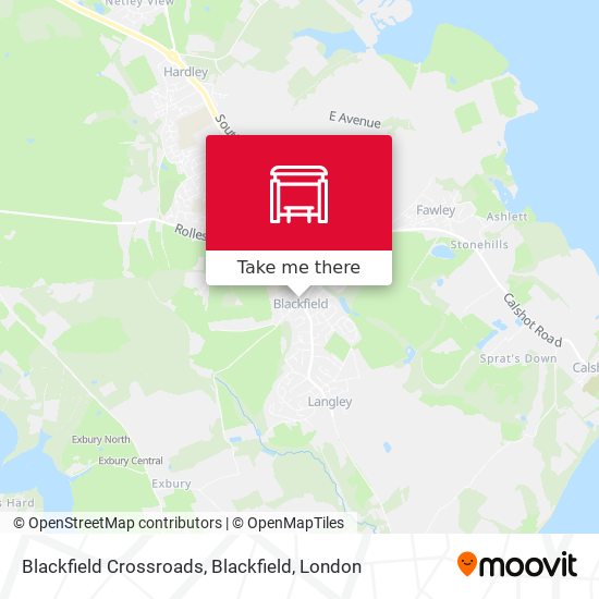 Blackfield Crossroads, Blackfield map