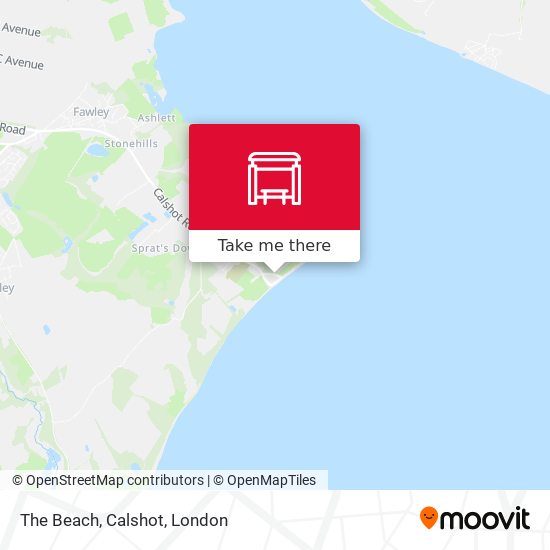 The Beach, Calshot map
