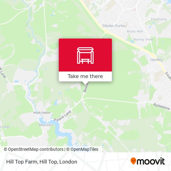 Hill Top Farm, Hill Top map