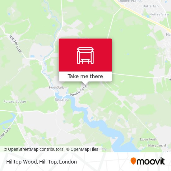 Hilltop Wood, Hill Top map
