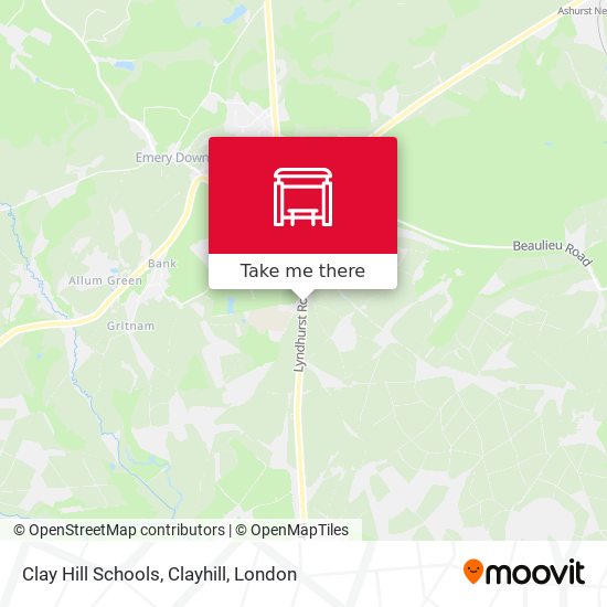 Clay Hill Schools, Clayhill map