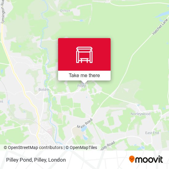 Pilley Pond, Pilley map