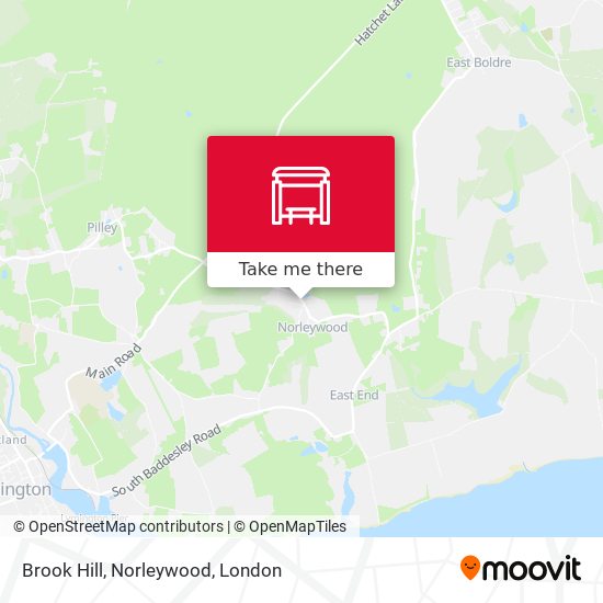 Brook Hill, Norleywood map