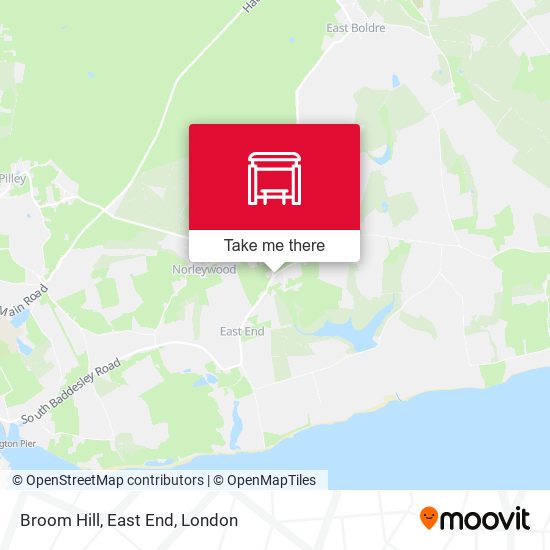 Broom Hill, East End map