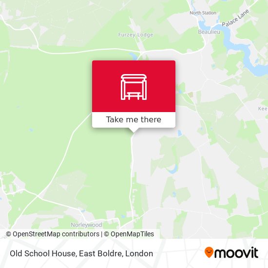 Old School House, East Boldre map
