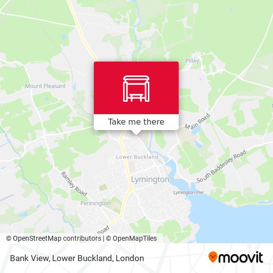 Bank View, Lower Buckland map