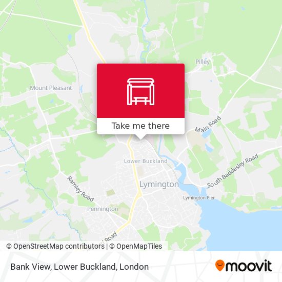 Bank View, Lower Buckland map