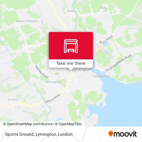 Sports Ground, Lymington map