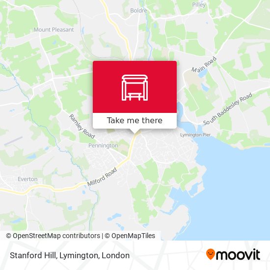 Stanford Hill, Lymington map