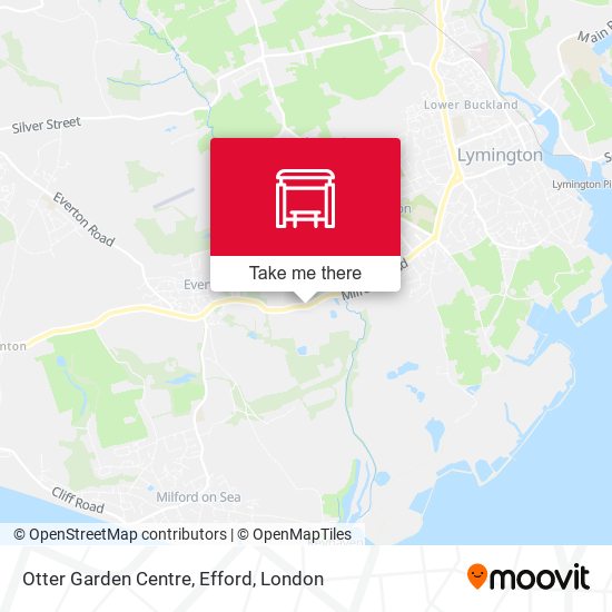 Otter Garden Centre, Efford map