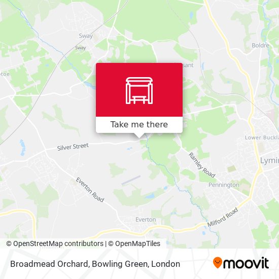 Broadmead Orchard, Bowling Green map