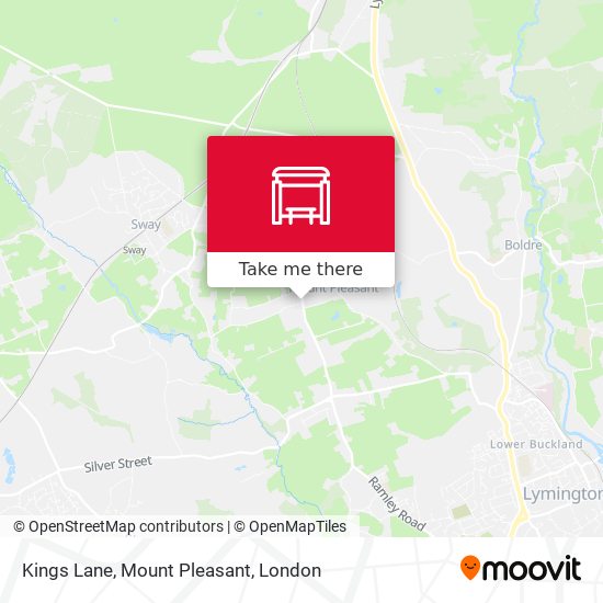 Kings Lane, Mount Pleasant map