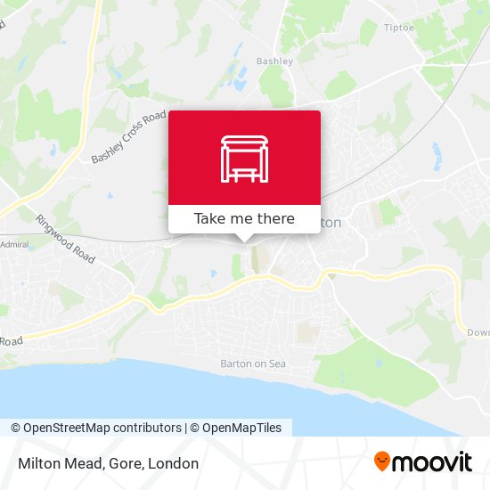 Milton Mead, Gore map