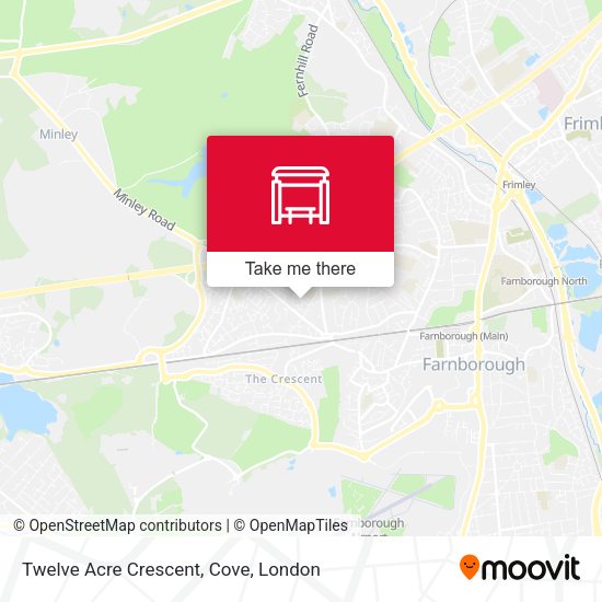 Twelve Acre Crescent, Cove map