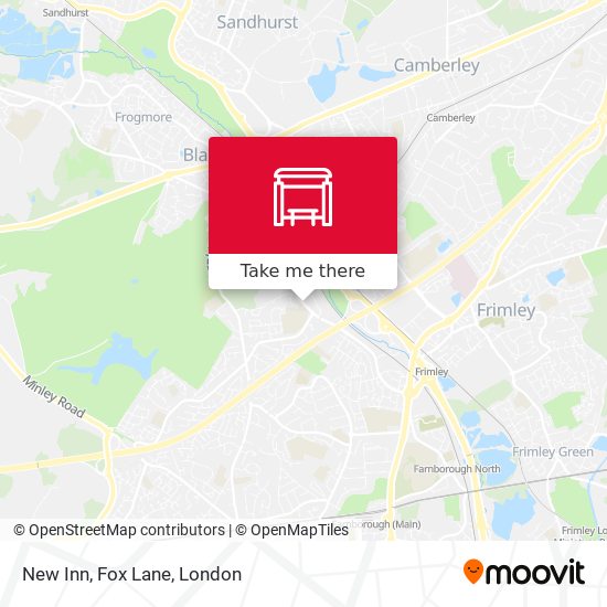 New Inn, Fox Lane map