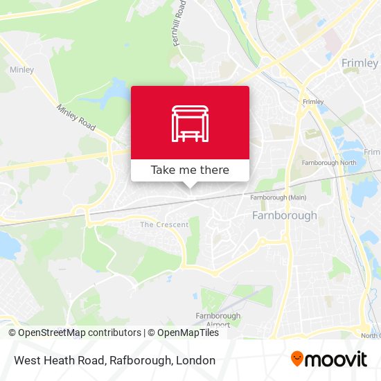 West Heath Road, Rafborough map