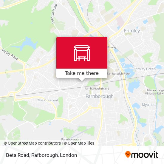 Beta Road, Rafborough map