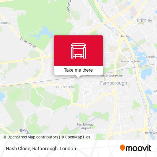 Nash Close, Rafborough map