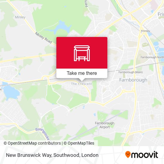 New Brunswick Way, Southwood map