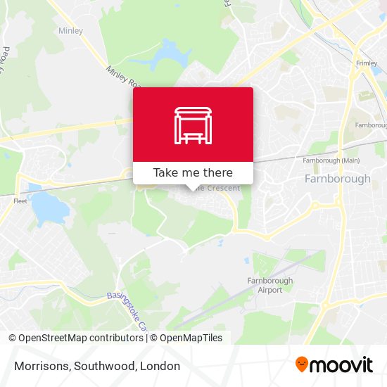 Morrisons, Southwood map