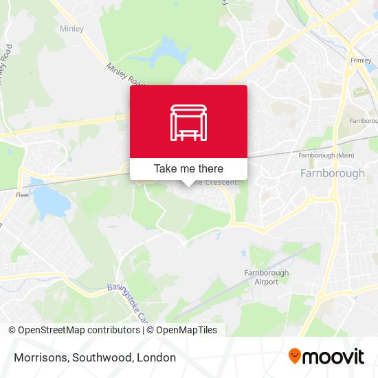 Morrisons, Southwood map