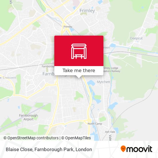 Blaise Close, Farnborough Park map