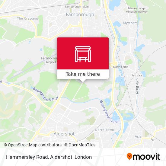 Hammersley Road, Aldershot map