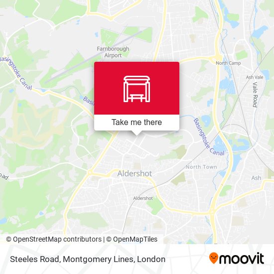 Steeles Road, Montgomery Lines map