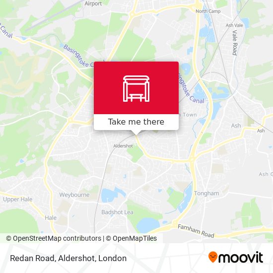 Redan Road, Aldershot map