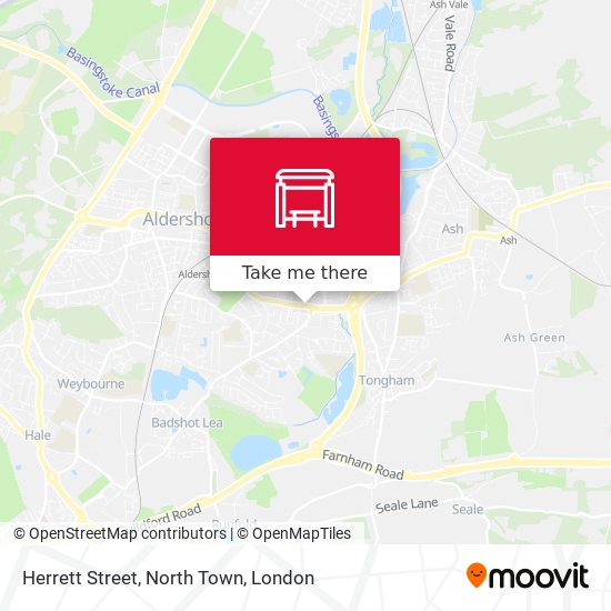 Herrett Street, North Town map