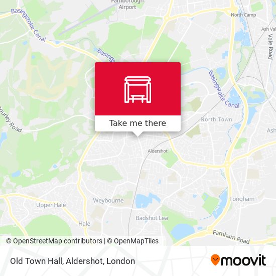 Old Town Hall, Aldershot map