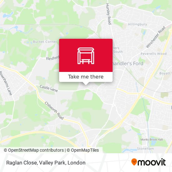 Raglan Close, Valley Park map