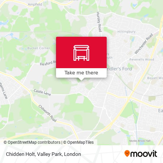 Chidden Holt, Valley Park map