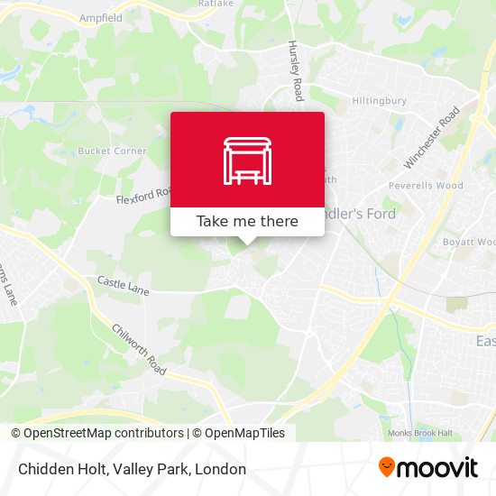 Chidden Holt, Valley Park map