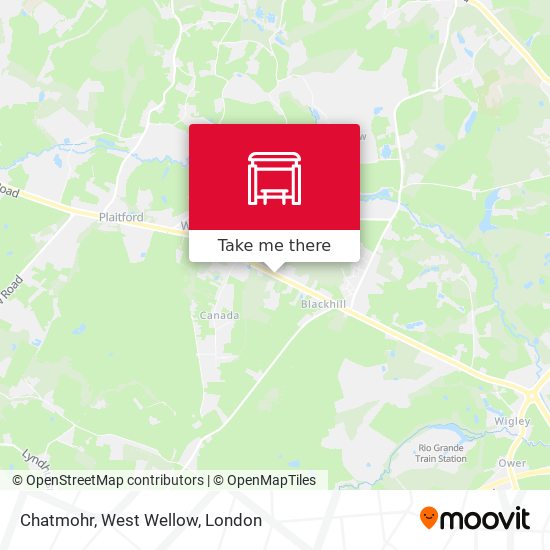 Chatmohr, West Wellow map