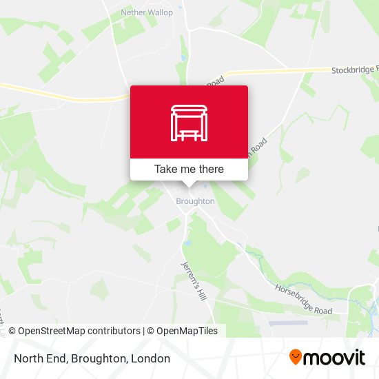 North End, Broughton map
