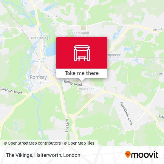 The Vikings, Halterworth map
