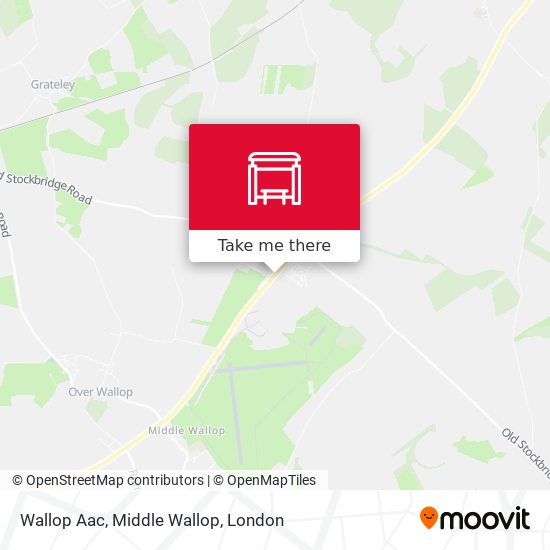 Wallop Aac, Middle Wallop map