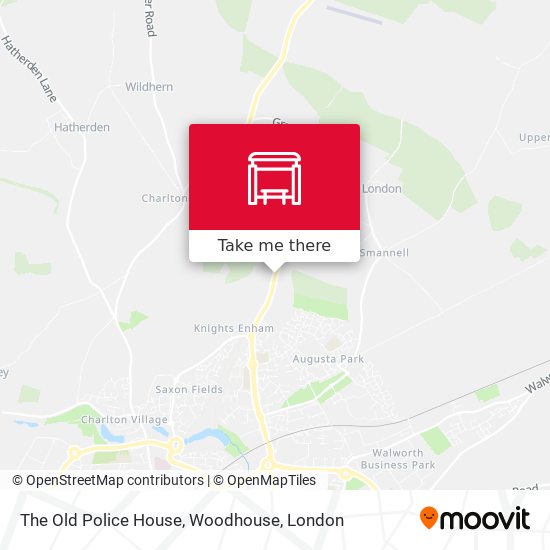 The Old Police House, Woodhouse map