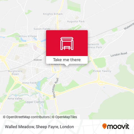 Walled Meadow, Sheep Fayre map