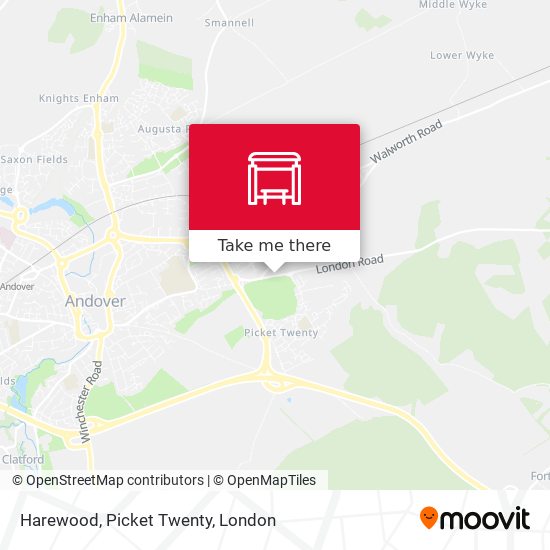 Harewood, Picket Twenty map